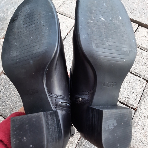 Ugg black leather boots - Picture 8 of 10